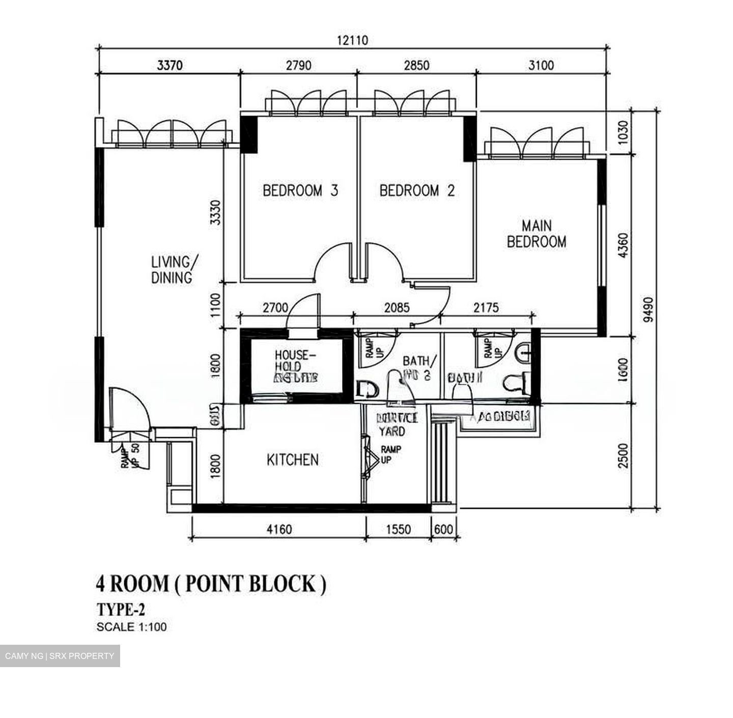 Blk 463C Sembawang Riverlodge (Sembawang), HDB 4 Rooms #588034091